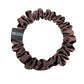 100% Pure Mulberry Silk Scrunchies Hair Bands Ties Gum Elastics Ponytail Holders Pure Color for Women Girls 19 Momme 1.5CM