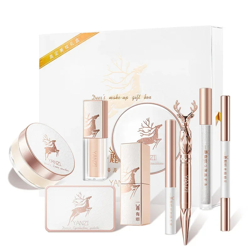 9pcs/set Makeup Sets Face Powder foundation Concealer eyeliner make up  Christmas Gift Box