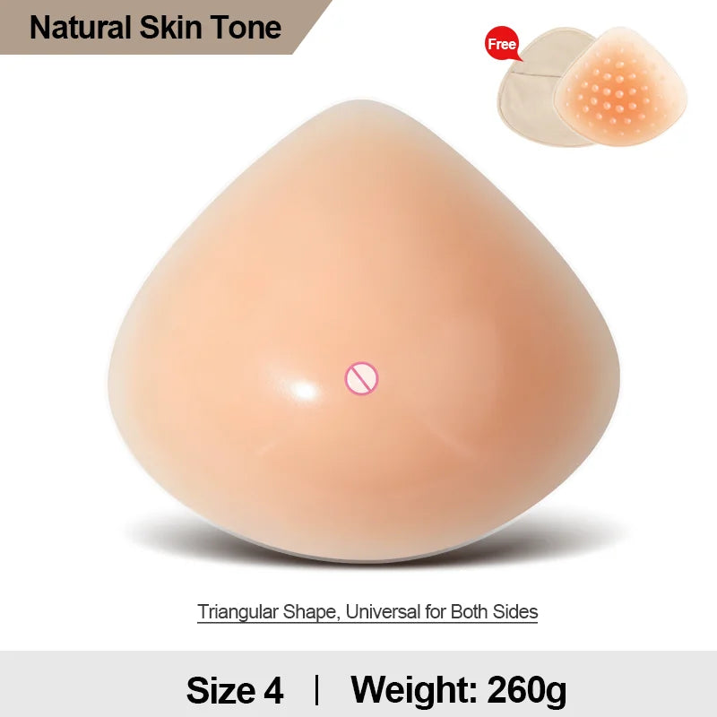 Silicone Fake Breast For Mastectomy Balance Body Artificial Breast Form Prosthesis Post-Surgery Bra Enhancement Inserts