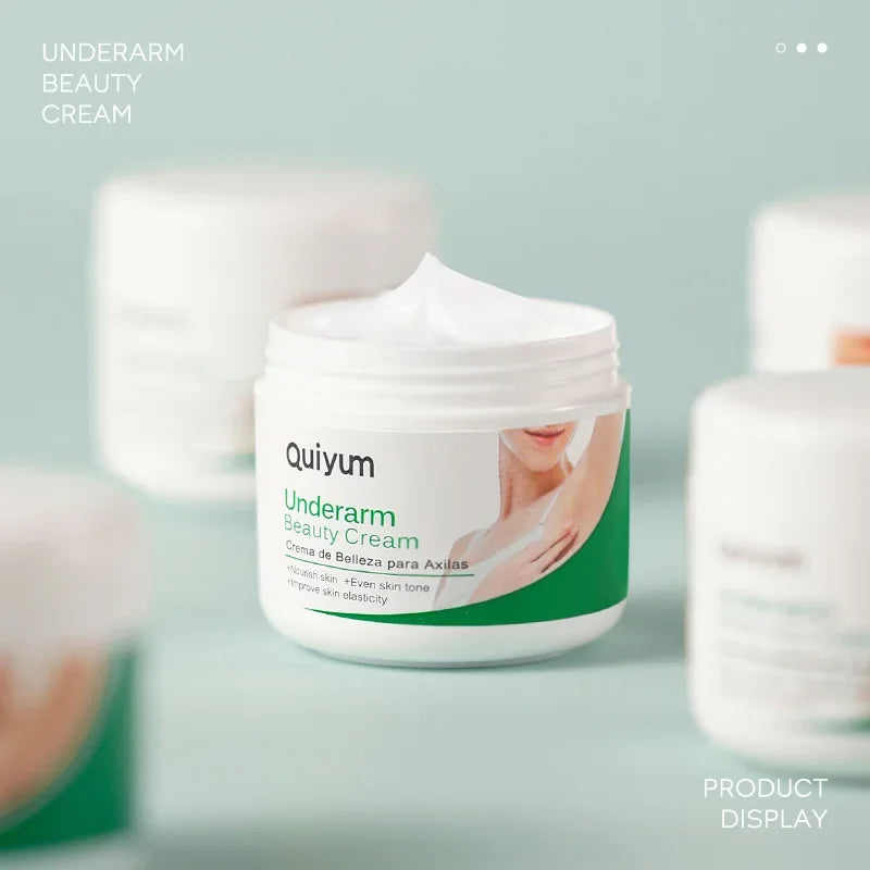 Quiyum Underarm Body Cream Armpit Legs Knee Elbow Cream Dull Remove Dark Spots Melanin Brighten Skin Care 30g