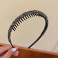 Non-slip Rhinestone Hair Hoops Bands Fashion Plastic Rhinestone Headband Women Toothed Elastic Headbands Shiny Luxury Hair Hoops
