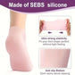 2 Pieces Silicone Foot Care Socks, Moisturizing Protection, Softening Dry, Cracked Heels, Foot Care Tools for Men and Women
