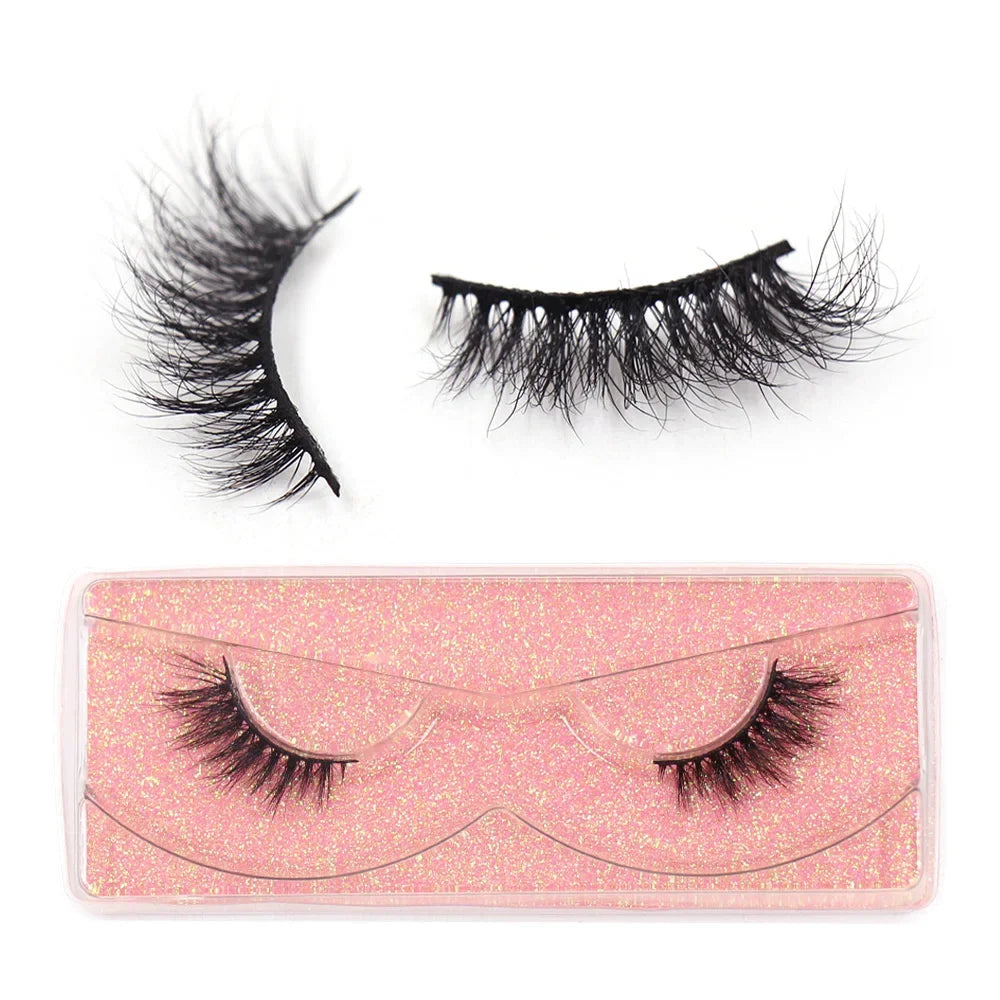 Half Eey Lashes Soft Mink Lashes Reusable Foxy Eyes False Eyelashes Natural Fluffy Makeup Tools Extension Fake Lashes Maquiagem