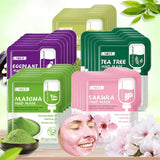 50pcs LAIKOU Mud Masks Sakura Facial Clay Masks Moisturizing Anti-aging Anti Acne Deep Cleansing skincare Face Mask for Beauty