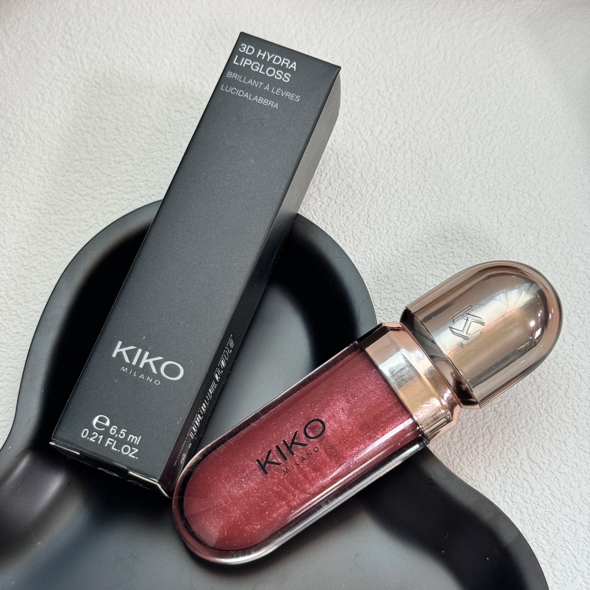 KIKO 3D Liquid Lip Gloss Mirror Colour Pearlescent Shimmer Moisturizing Waterproof Plump Glossy Lasting Not Fading Lipstick