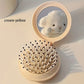 Mini Portable Folding Travel Hair Brush with Mirror for Women Lightweight Plastic Dual Fold Design for Outdoor Use Hand Washable