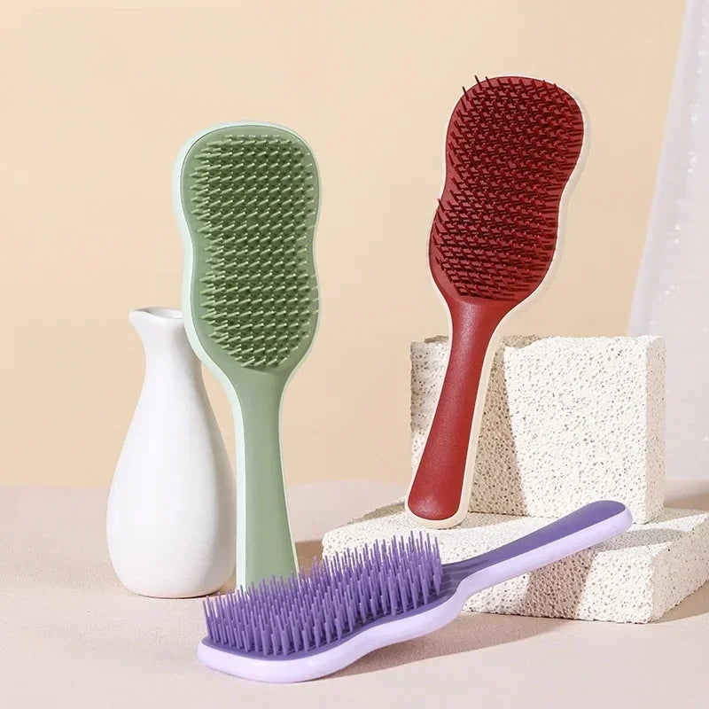 Air Cushion Comb Tangled Hair Comb Hair Brush Massage Anti-knot Reduce Hair Loss Detangling Brush Scalp Massage Comb Barber Tool