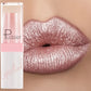 Shimmer Pearlescent Lipstick Long Lasting Waterproof, Moisturizing Plumping Lip Color for Sexy Glamorous Makeup