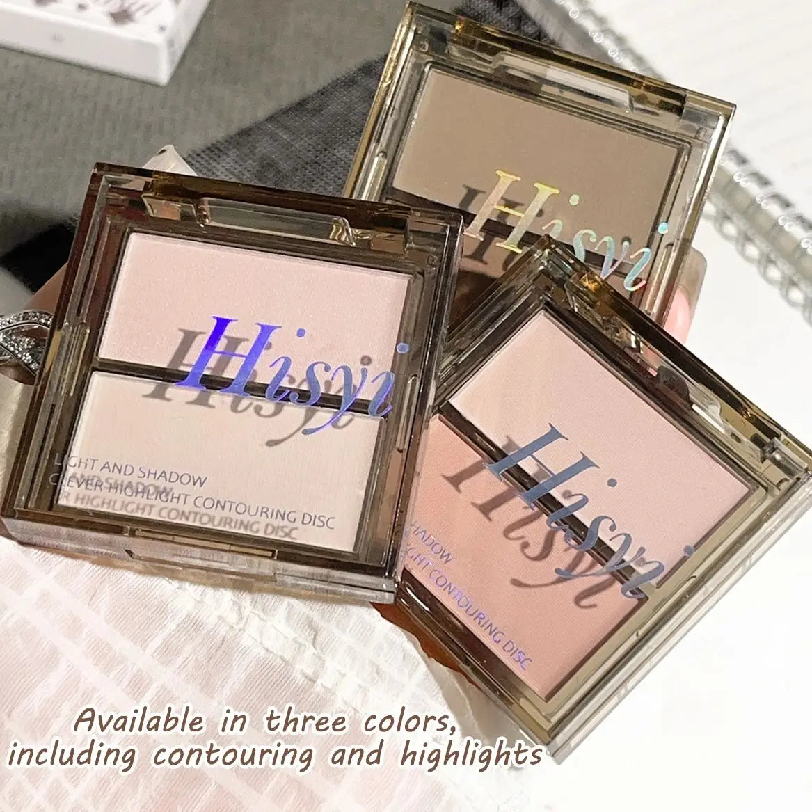 Medium skin tone matte waterproof contouring tray, medium concealer contouring powder, portable size less than 1 liquid ounce, n