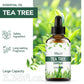 30ml/60ml/100ml plant 100% pure tea tree body care essential oil lasting light fragrance suitable for face, skin and body