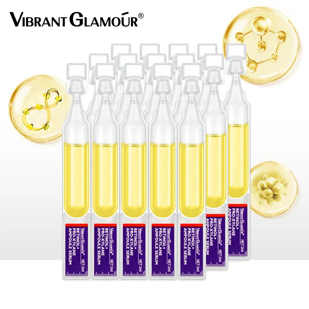 Retinol + Pro-xylane Ampoule serum  Repairs Strengthens The Skin And Diminishes Fine Lines Face Beauty Skin Care 15pcs