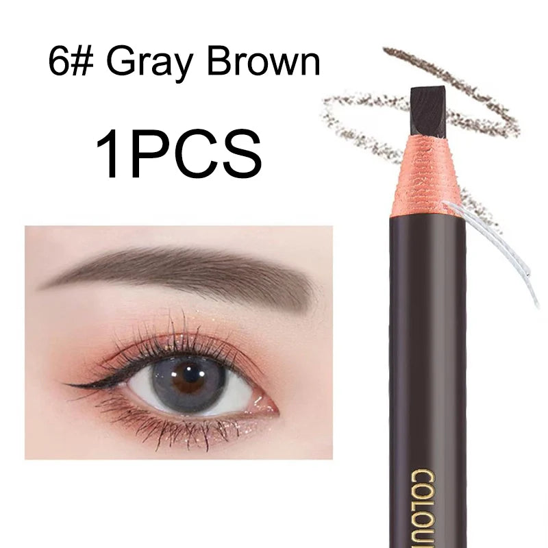 1818 Waterproof Eyebrow Pencil Microblading Permanent Makeup Dermatograph Pencil Peel Off Pull Roll Paper Eyebrow Pencil Set