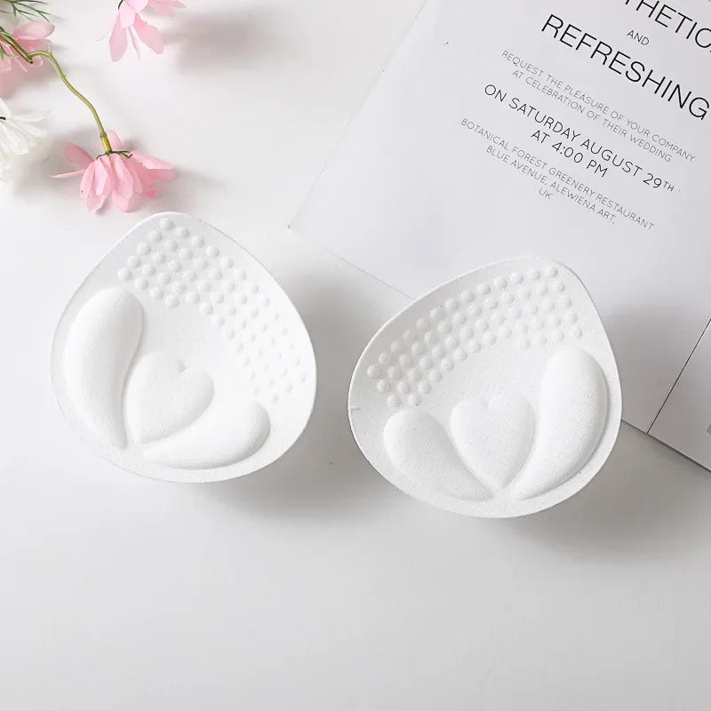 3D Removable Push Up Bra Pads Inserts Women Underwear Breast Lift Breathable Sponge Padded Bra Pad Lining Swimsuit Bra Insert