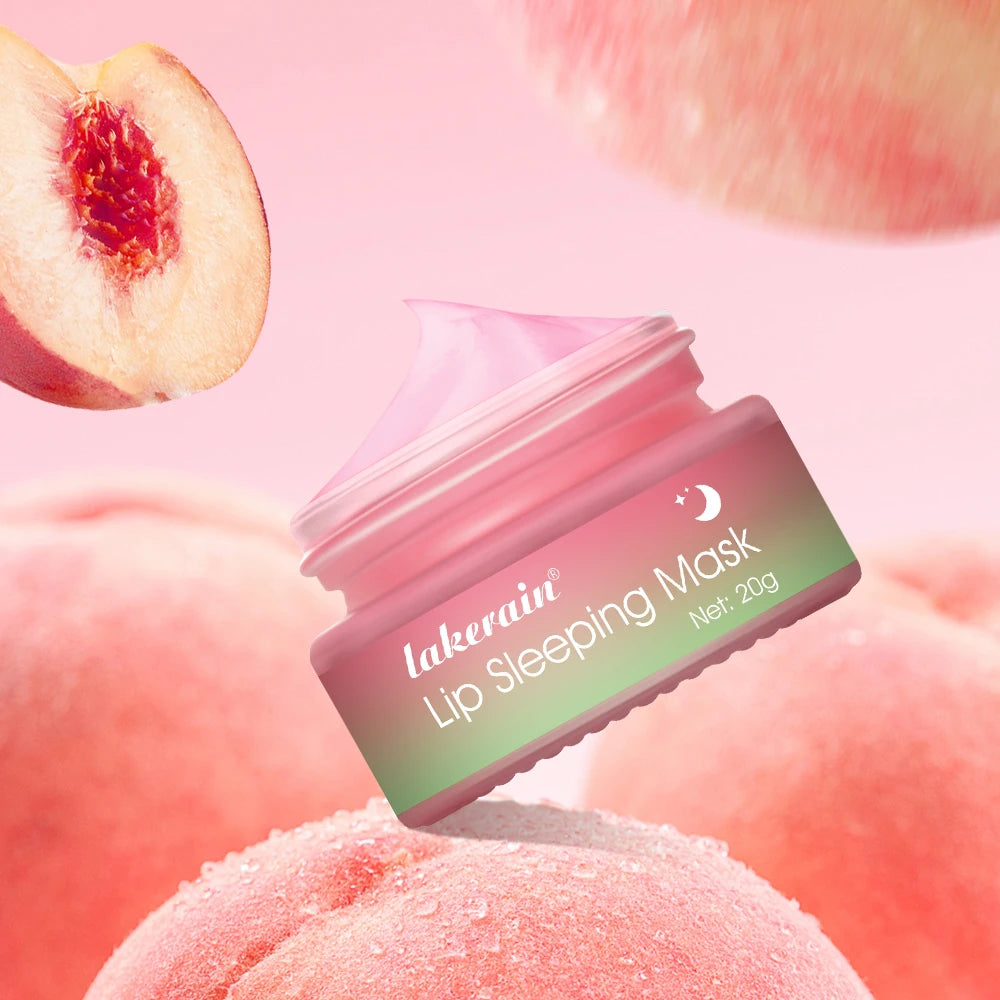 Lakerain Moisture & Collagen Booster Lip Sleeping Mask - Treatment to Restore, Hydrate & Plump Dry Chapped Lips