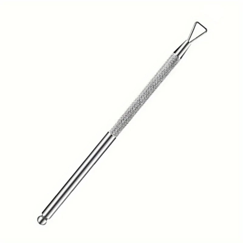 Multicolor Double-ended Stainless Steel Cuticle Pusher Dead Skin Push Remover For Pedicure Manicure Nail Art Cleaner Care Tools