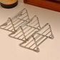 ✔Stainless Steel Wave Soap Dish Holder,Self Draining Soap Bar Rack with Drip Tray for Bathroom