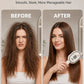 Magic Detangling Hair Brush Anti Frizz Electric Spray Air Cushion Self Cleaning Rechargeable Red Light Hair Detangler for Women