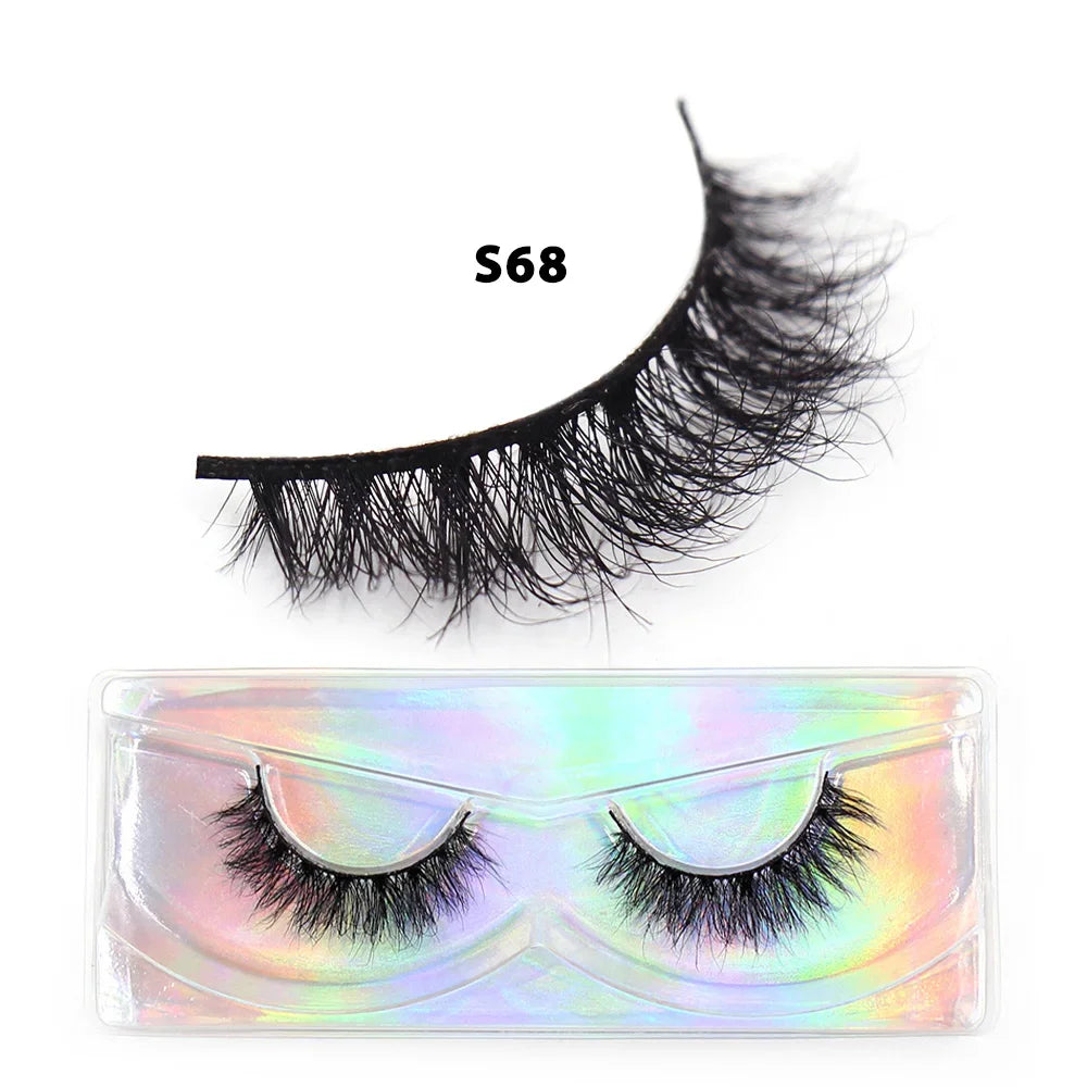 Half Eey Lashes Soft Mink Lashes Reusable Foxy Eyes False Eyelashes Natural Fluffy Makeup Tools Extension Fake Lashes Maquiagem
