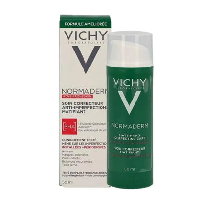 Vichy 50ml Oil Control Matte Lotion For Acne Prone Skin Hydrating Moisturizer Anti Blemish Formula Fast Absorbing Face Treatment