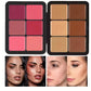 12-color iron box concealer blush cream matte highlight contour makeup all-in-one palette