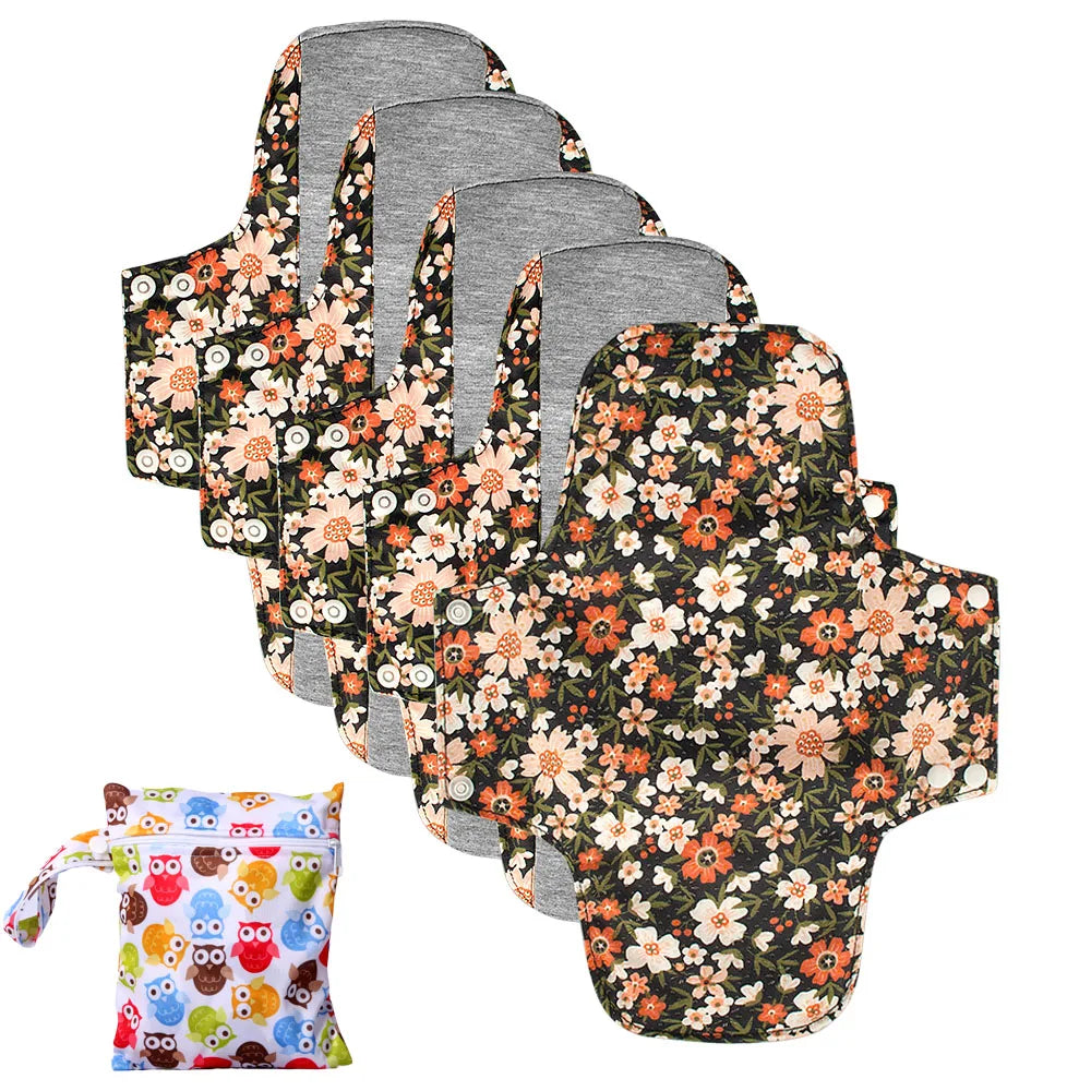 BIAI Large Size Female Nursing Pad Naturally Cloth Menstrual Pad Breathable Graphene Sanitary Pads Panty Liner For Women 22*28CM
