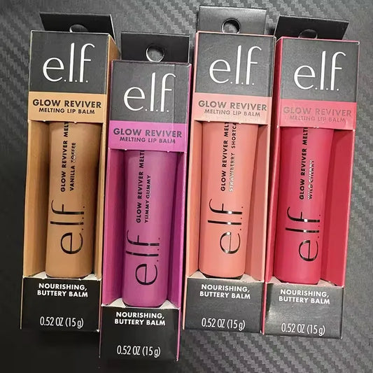 Elf Lip Gloss 6-Colors Lip Balm Optional Lightweight Hydrating Repairing Improve Dryness Plump Lips Makeup Christmas Gift Woman