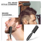 Soft Hair Cleaning Brush Set Barber Neck Duster with Plastic Handle Hairdressing Carving Shape Head Cleaning Tool
