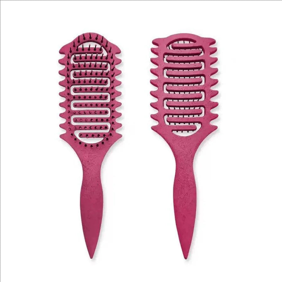 Curl Define Styling Brush Hollow Out Detangling Hair Brush Tangled Wet Curly Hair Comb Shaping Curls Barber Hairdressing Tools