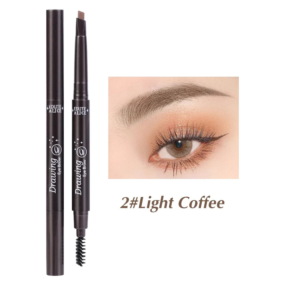 Double Head Ultra Fine Eyebrow Pencil Long Lasting Waterproof Eye Brow Pen Tint Mascara Enhance Cosmetics Beauty Women Makeup