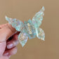 1PC French Retro Butterfly Hair Claw Mermaid Hair Clip Acetic Acid Hair Clip Retro Back of Head Hair Accessories Hairpin