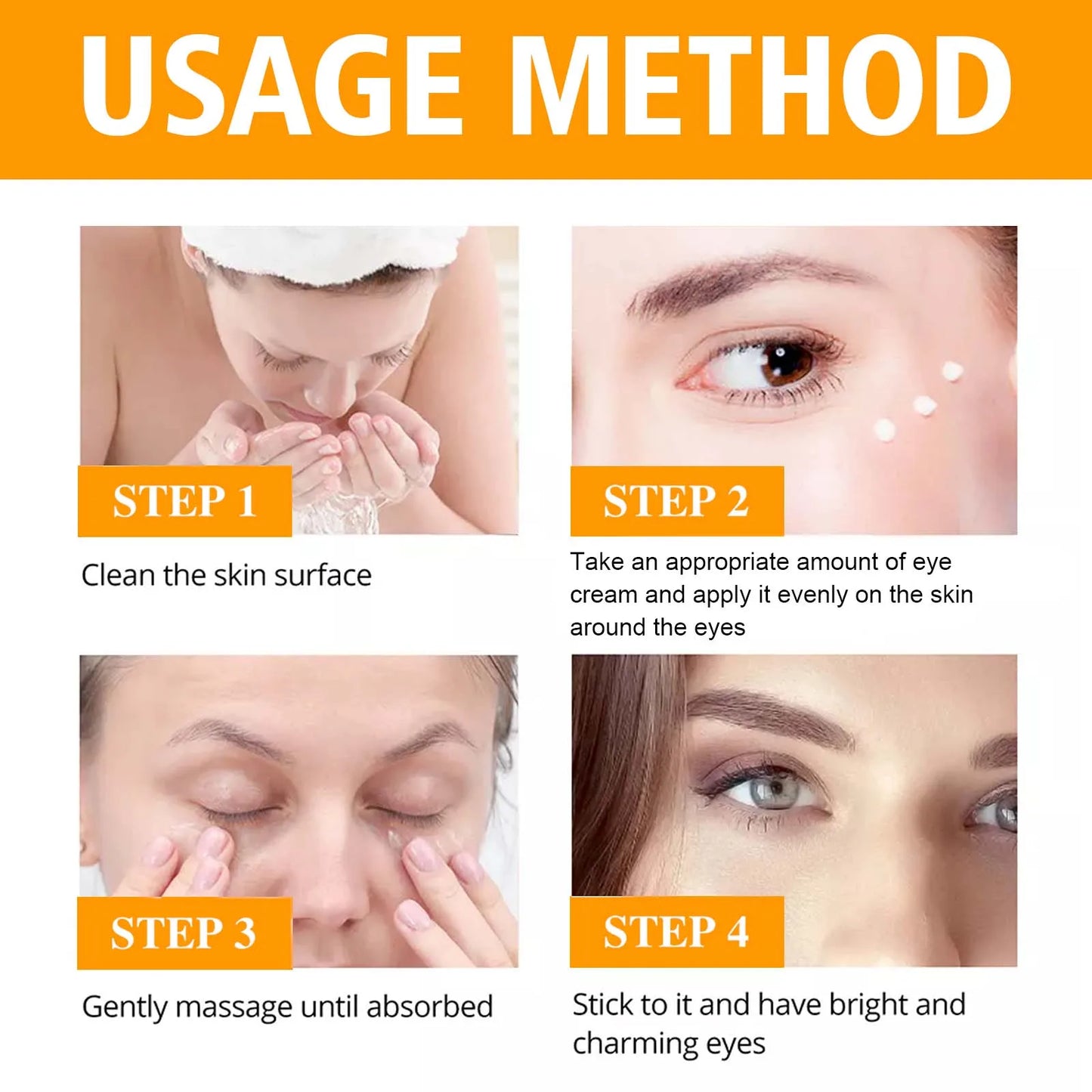 5D Peptide Eye Cream - Anti-Aging, Dark Circle & Wrinkle Treatment, Hydrating & Firming Eye Care, 15ml