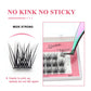 Moonlily 100D Segmented DIY Individual Cluster EyeLashes 3D Volume Silk Mink Grafting False Triple Lashes Extension Makeup Tool