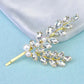 Fashion Bridal Barrettes Clear Crystal Women Hair Ornaments Hair Pins Women Hair Clips Bridal Hair Jewelry Accessories