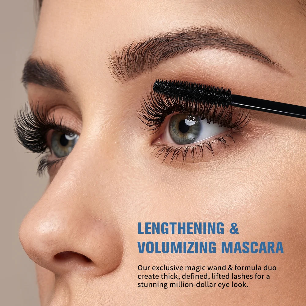 Lash Mascara Hypoallergenic Waterproof Long Lasting Volume Curling Lash Extension No Smudge For Sensitive Eyes
