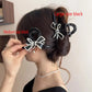1PC/2PCS Elegant Bowknot Acetate Hair Clip, Light Luxury High-End Sense, Stylish Shark Clip for the Back of the Head
