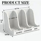 Soap Holder for Shower Wall, 3-Compartment Soap Dish,Fast Draining, Strong Adhesive for Long-Term Bathroom Use & Freestanding