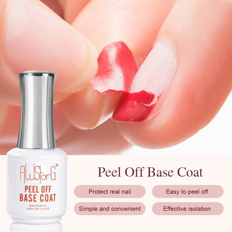 AWStorG 15ML Ace Gel 9-in-1 Nail Glue Gel Nail Polish Thickness Transparent Semi Permanent  Function UV Gel Soak Off Nail Art