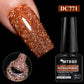 7ml Champagne Gold Sliver Reflective Nail Gel Polish Sparkling Shining Glitter Pink Red Nail Supplies Semi Permanent Gel Varnish