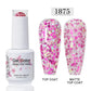 Clou Beaute Glitter Gel Nail Varnishes Winter Color Sparkling Sequins Soak Off UV LED Varnish Nail Art Decoration Base Top Coat