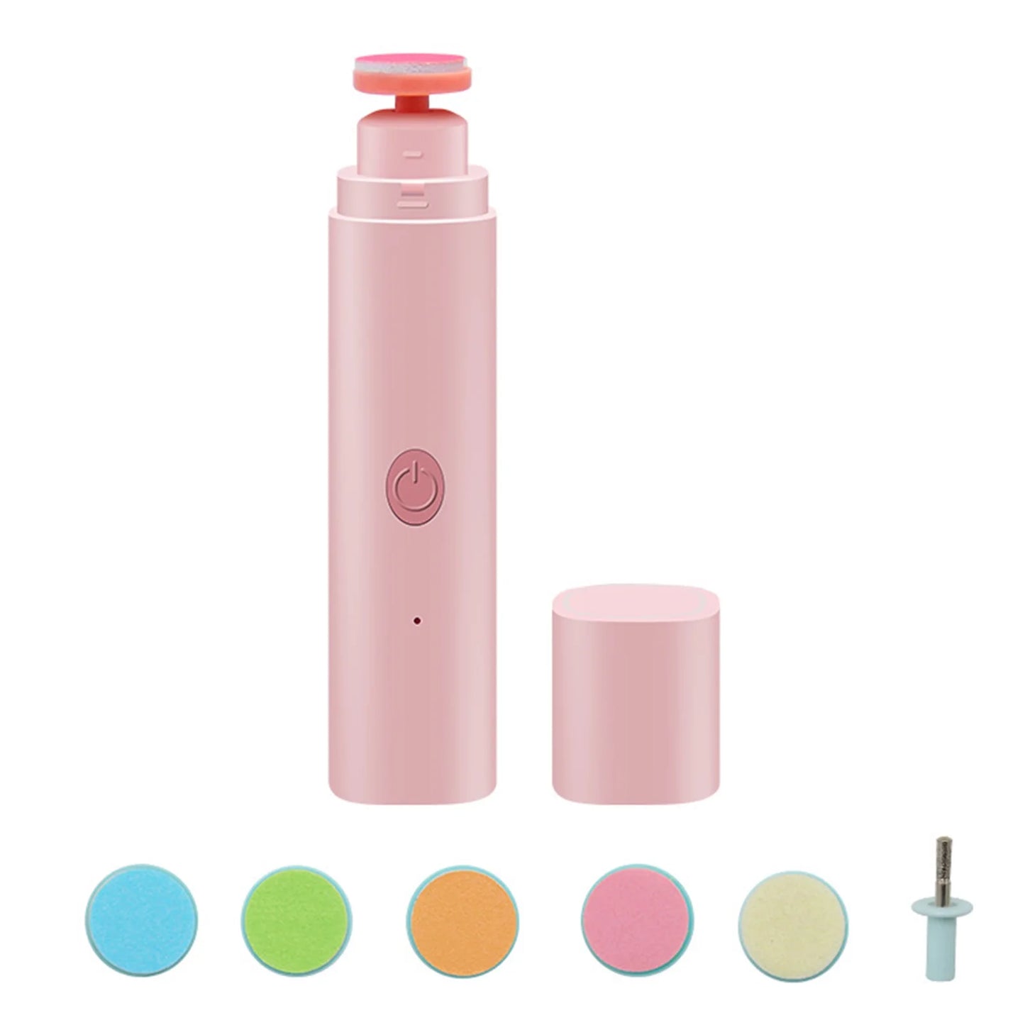 Baby Nail Grinder Electric Nail File Trimmer With LED Lights Newborn Manicure Pedicure Nail Clippers Cutter Scissors Care Set