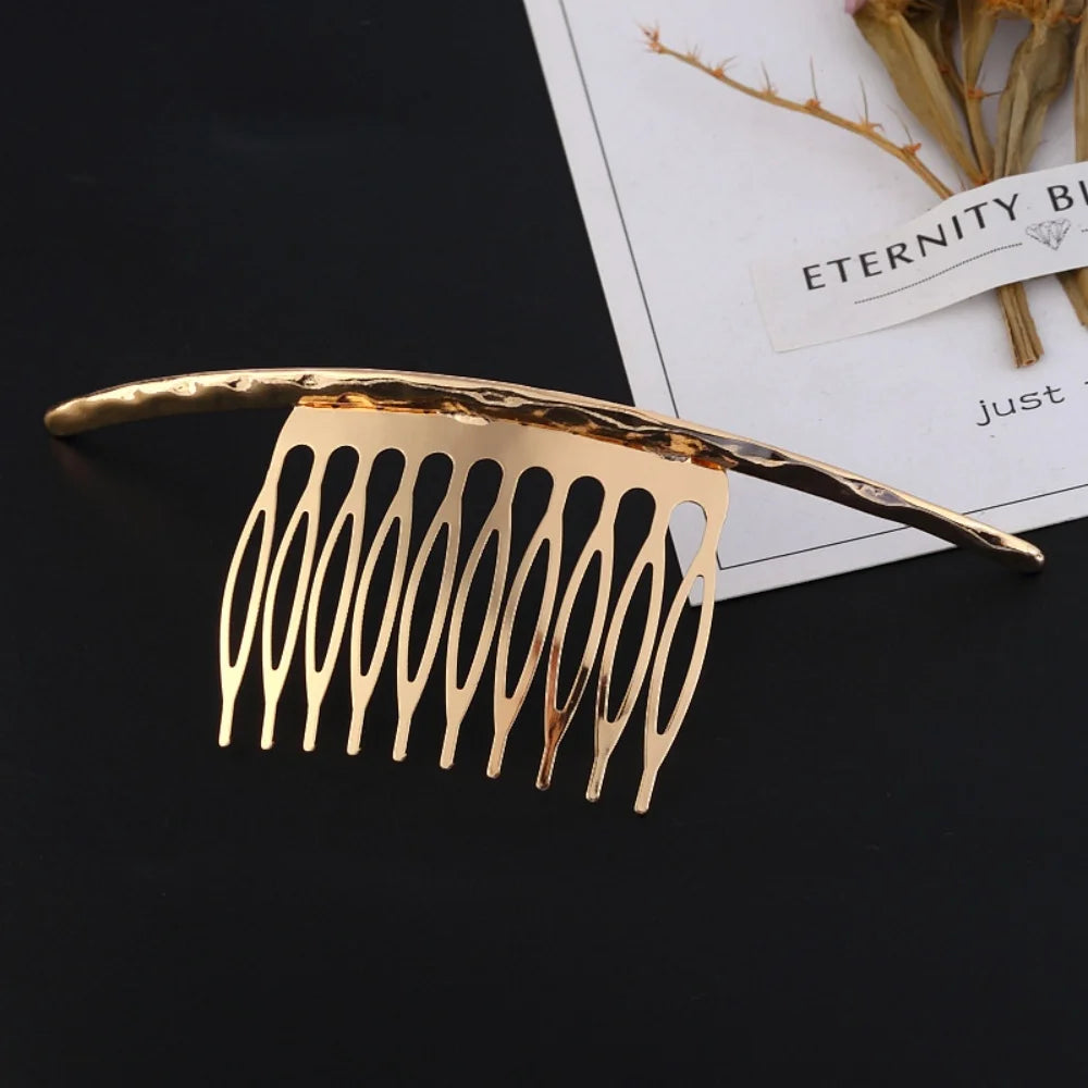 Metal Butterfly Hair Comb For Women Vintage Bridal Hair Clips Pins Bride Hairstyle Fashion Wedding Hair Accessories