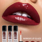 PINKCOCO Bear Doodle Mirror Lip Glaze — Long-Lasting Shiny Lip Gloss, Student-Friendly, Skin-Brightening Nude Lipstick