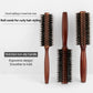Boar Bristle Round Hair Brush Set Nylon Pin Wooden Handle for Straightening Curling Volumizing Detangling  Salon Styling Tools