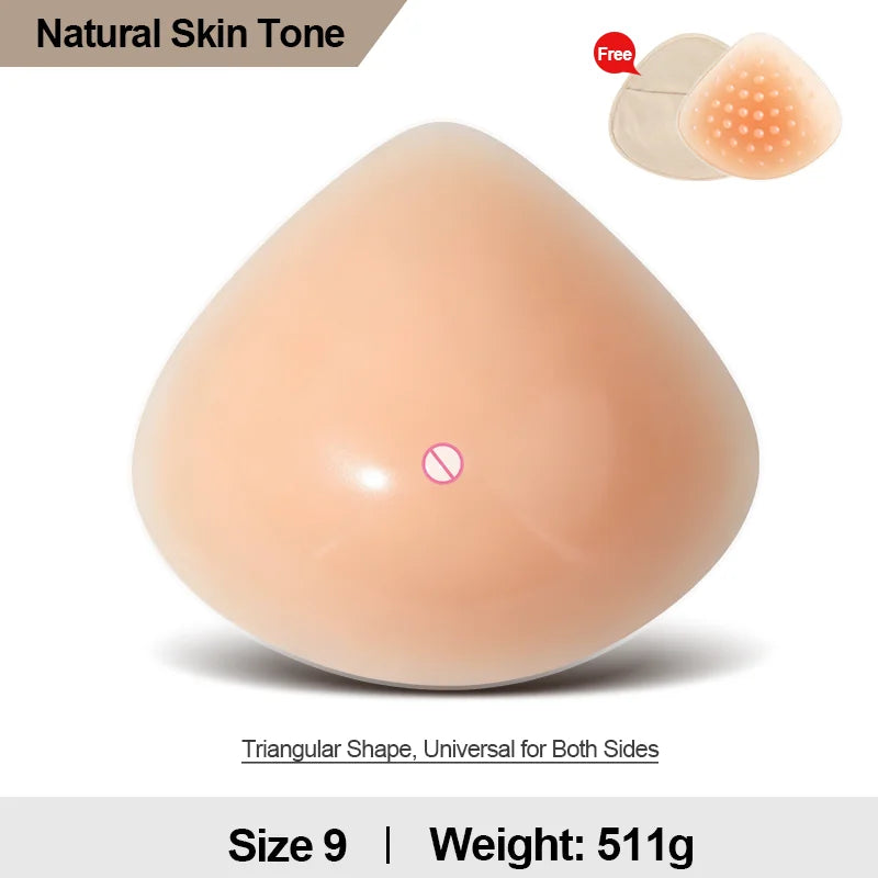 Silicone Fake Breast For Mastectomy Balance Body Artificial Breast Form Prosthesis Post-Surgery Bra Enhancement Inserts