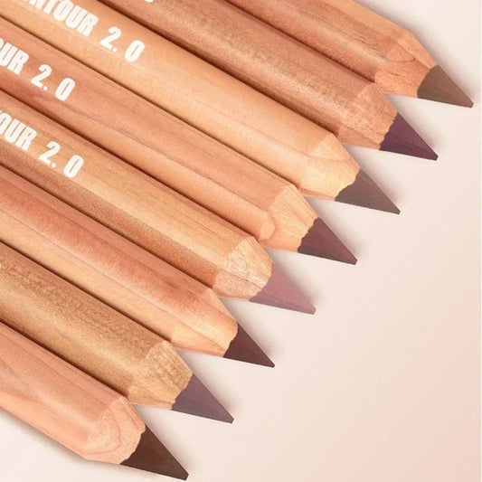 Nude Matte Lipstick Pencil 8 Colors Nude Matte Lipstick Pencil Velvet Contour Lip Liner High Pigmented Lip Liner Lip Makeup Tool