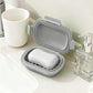 Travel Portable Flip Top Soap Dish with Lid-Leak Proof Bar Soap Container Flip Top or Fold Flat for Travel Hotel
