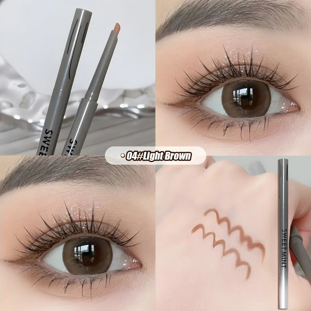Smooth Eyeliner Gel Pen Matte Lower Eyelid Lying Silkworm Pencil Sweatproof Waterproof No Smudge Inner Eye Liner Stick Makeup