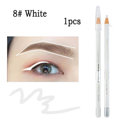 1818 Waterproof Eyebrow Pencil Microblading Permanent Makeup Dermatograph Pencil Peel Off Pull Roll Paper Eyebrow Pencil Set