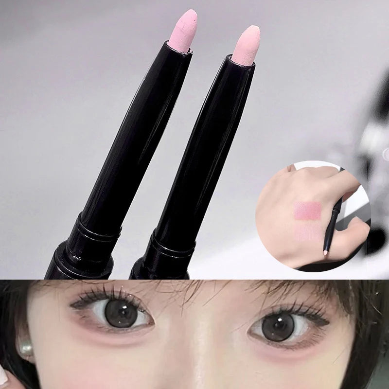 Ultra-fine Gel Eyeliner Pencil Pink Apricot Under Eye Liner Pen Waterproof Matte Aegyosal Lying Silkworm Quick Drying Eye Makeup