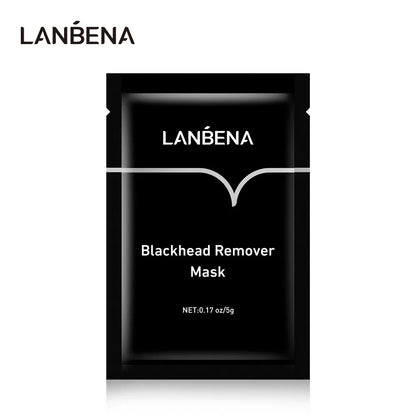 LANBENA Blackhead Remover Mask Shrinking Pore Deep Cleaning Hydrating Mask Improve Rough Skin Pores Peel Off Mud Mask Skincare
